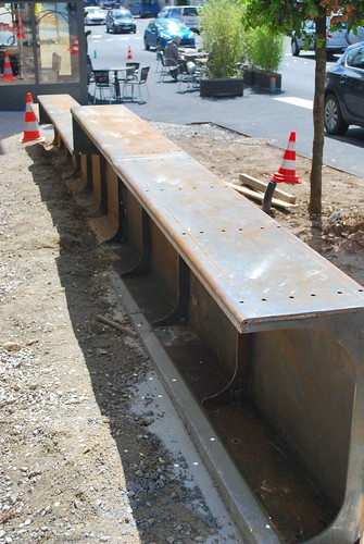 metal metallicobject streetmetal steel barrier unfinished valognes
