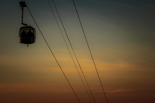 sunset cablecar aerialtramway