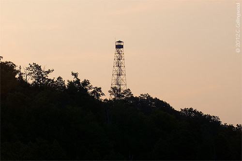 mountain silhouette sunrise alabama firetower 2012 cheaha konicaminoltamaxxum5d