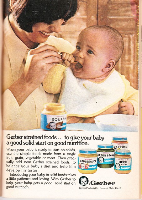 Ad for Gerber baby food (1974) | Flickr - Photo Sharing!