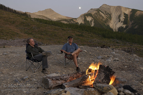 camp canada fire northamerica moonlight canadianrockies