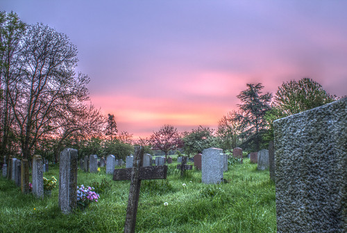 flowers church graveyard grass sunrise dawn cross graves dew crucifix hdr walkern hertfordshitre