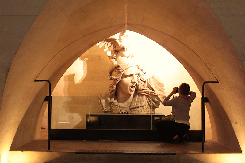 inside the Arc de Triomphe