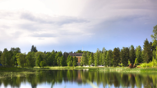 summer lake castle sweden dalarna garpenberg hedemora dalarnacounty violentsky