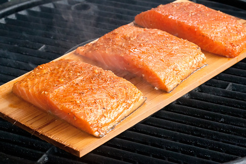 Grilling Planked Salmon