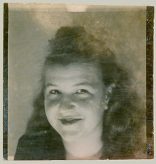 Photobooth woman with long hair