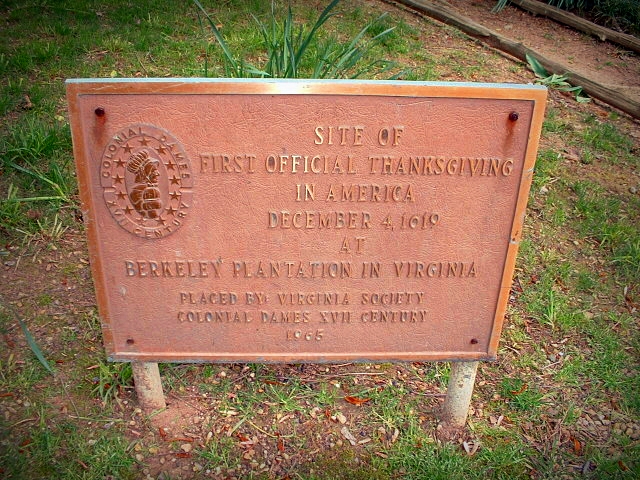 Site of First Official Thanksgiving