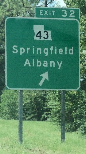 interstate12 biggreensign sign
