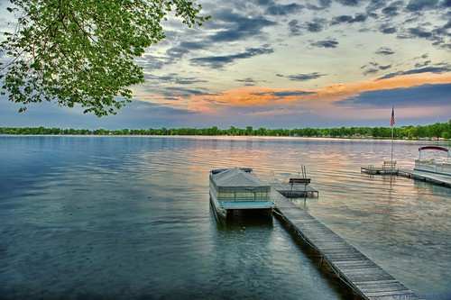 blue trees sunset summer sky orange lake storm green water wisconsin clouds sunrise river evening pier boat dock nikon stream pretty wake waves chairs nimbus elvis peaceful cumulus wi kennedy hdr highdynamicrange cirrus refelctions d4 kellylake wwwelviskennedycom elviskennedy
