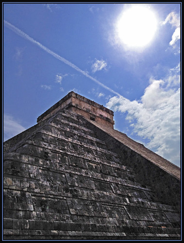 mexico temple ancient ruins culture mayan archeological chitzenitza
