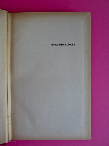 Gore Vidal, La città perversa, Elmo editore 1949. Pag. 5 (part.), 1