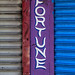Coney Island Painted Sign on Metal Gate
