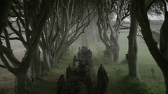 Dark hedges of Armoy - Game of Thrones Series 2 Episode 1 filmed on location in Northern Ireland