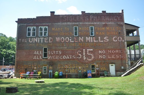 signs sign 15 pharmacy wv ghostsign downtowns woolenmills deadsign siglers pennsboro pennsborowv unitedwoolenmills