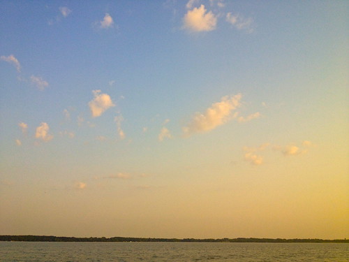 blue sunset summer orange lake water colors beautiful yellow clouds golden warm quiet afternoon coldplay hipster calm indie serene alternative iphone4s