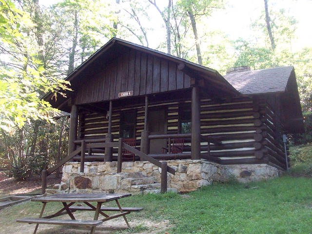 Cabins 1-5 are all original Civilian Conservation Corps structures at Hungry Mother State Park, Virginia