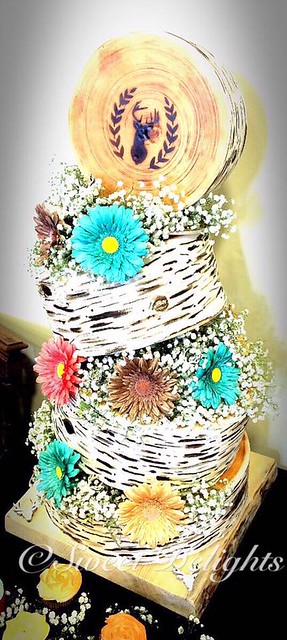 Elegant Flower Cake by Krystal Haak of Sweet Delights