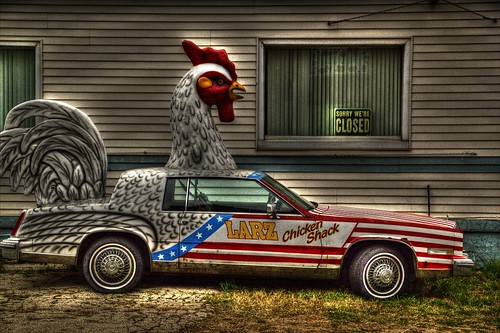 auto chicken canon illinois cadillac advertisement rooster freeport hdr photomatix freeportil t2i