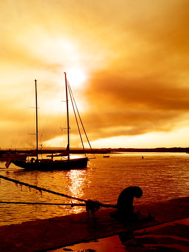 sunset landscape lumix boat huelva panasonic 20mm f17 islacristina gx1