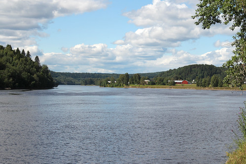 summer water river sweden myhre ångermanälven resele