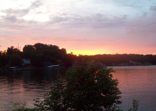 sunset lake water missouri lakeoftheozarks