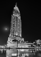 The Address Downtown Dubai at Night