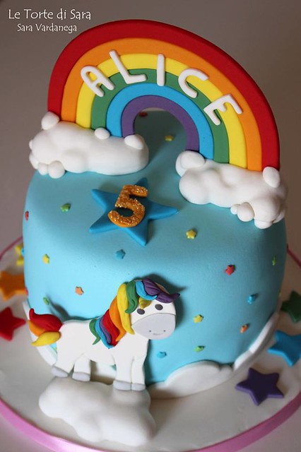 Rainbow Cake by Sara Vardanega‎