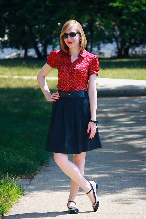 twIN STYLE: Daily Look: Crimson and Clover