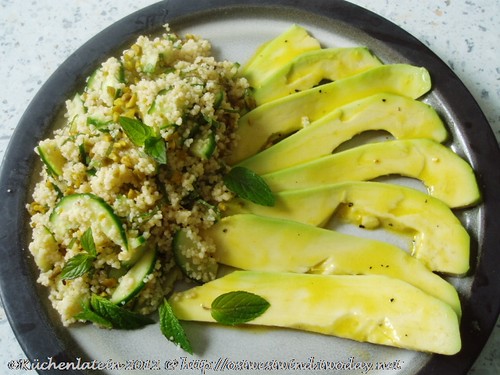 Grüner Couscous- Salat