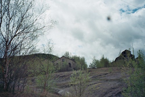 old mine site adirondack mountain iron springtime abandoned