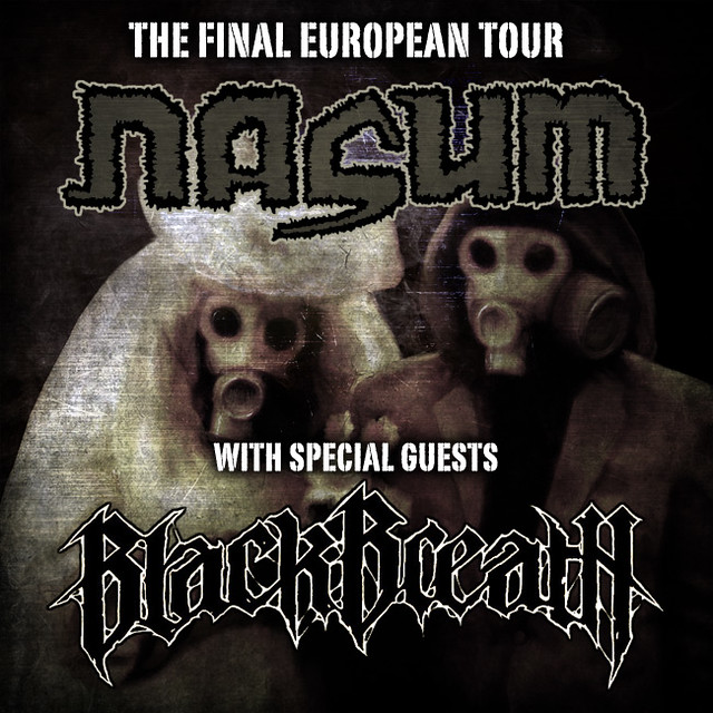 Nasum european uk tour final farewell camden underworld black breath