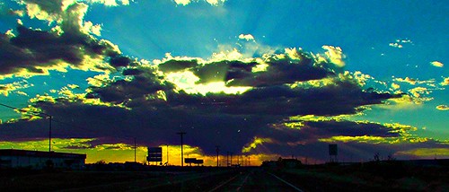 sunset arizona usa flagstaff highway40west