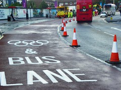 Painting The Olympic 'Zil' Lanes