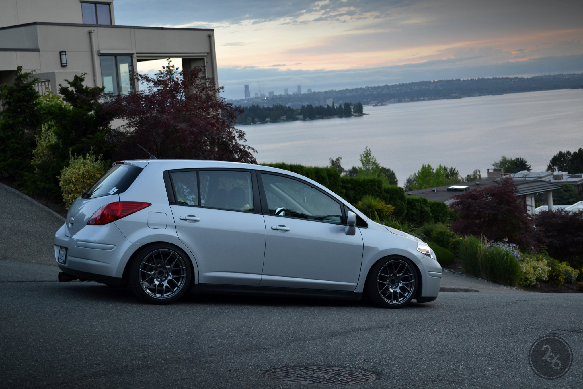 My friends lowered '05 Nissan Versa. : r/cars