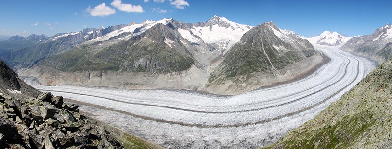 Extreme Environments: The Aletsch Glacier, the largest in the Alps, Switzerland