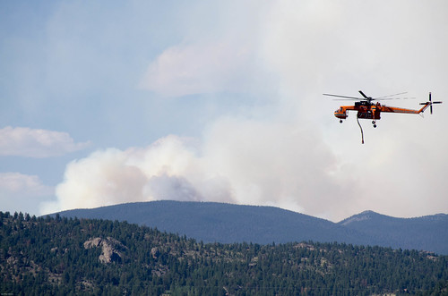highpark forestfire firefightinghelicopter ericksonskycrane highparkfire