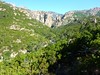 Sentier de Mela : vue sur le canyon de Carciara