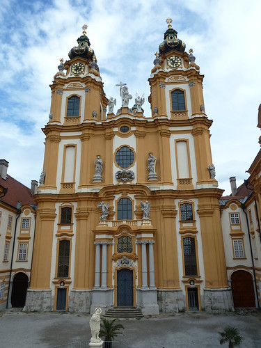 church abbey yellow architecture austria cathedral melk anawesomeshot