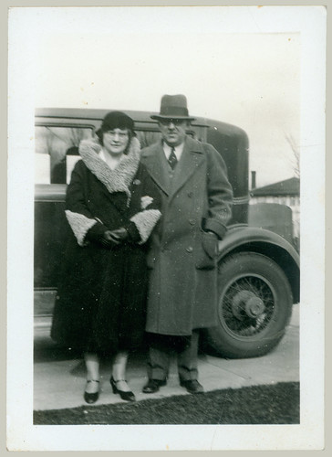 Couple with car