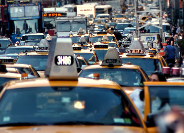traffic jam in NYC
