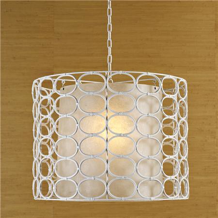 oval ring drum pendant Shades of Light