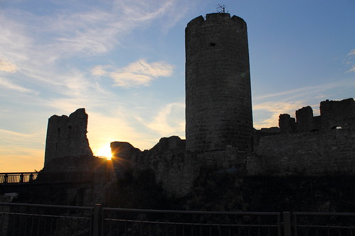 sunset castle fireinthesky wolfstein