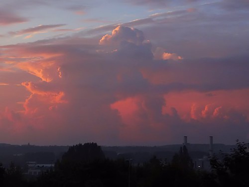 abend sonnenuntergang wolken mv mecklenburgvorpommern neubrandenburg
