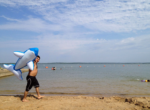 blue lake beach water sand isleduboisstatepark rayrobertslake iphone4s