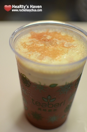 teaberi cocoa cheese froth