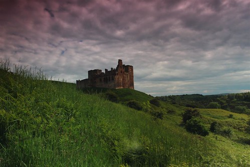 sky green castle clouds scotland historic midlothian gorebridge