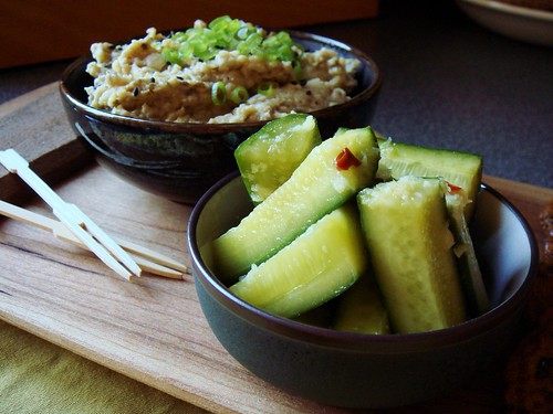 Crunchy Ginger-Pickled Cucumbers