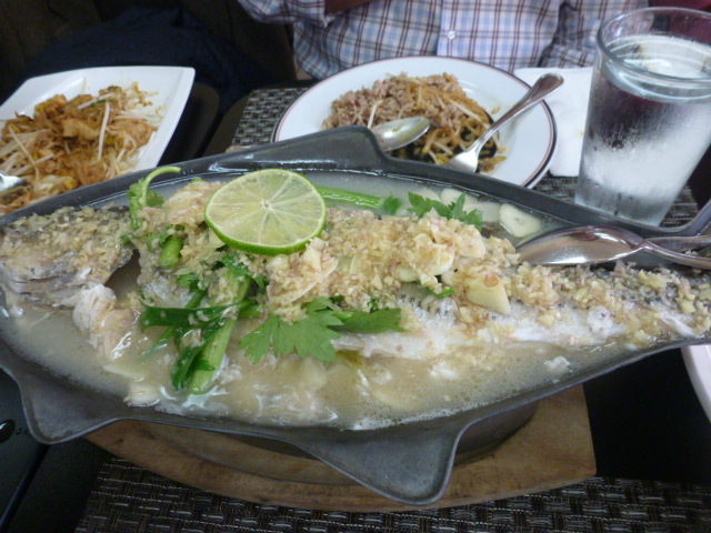 Steamed Sea Bass- oh my buhay