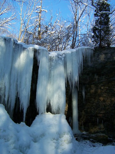 park winter snow ice nature frozen waterfall charlestonfalls