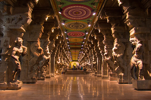 1000 Pillar Hall In Madurai Meenakshiamman temple